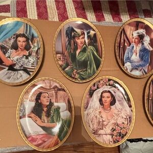 5 Bradford Exchange GONE WITH THE WIND Cameo Memories Scarlett